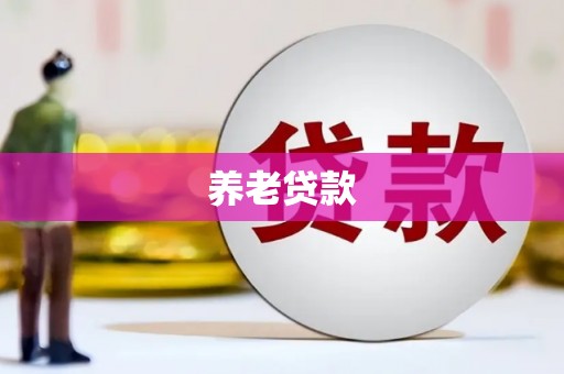 横县养老贷款