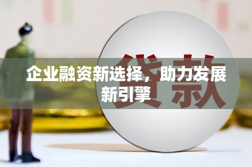横县企业融资新选择，助力发展新引擎