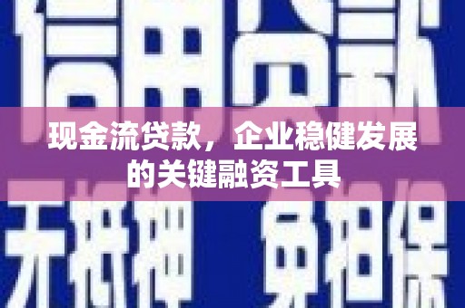 横县现金流贷款，企业稳健发展的关键融资工具