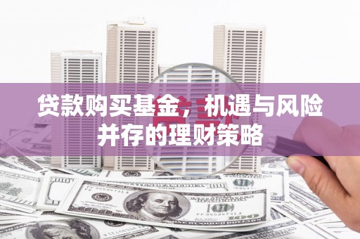横县贷款购买基金，机遇与风险并存的理财策略