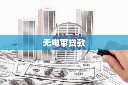 横县无电审贷款