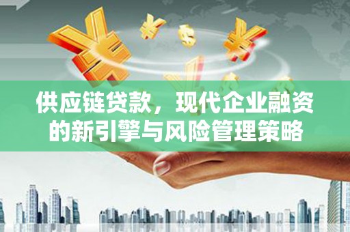 横县供应链贷款，现代企业融资的新引擎与风险管理策略