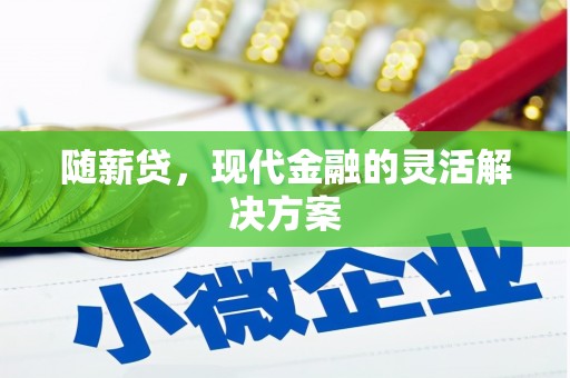 横县随薪贷，现代金融的灵活解决方案