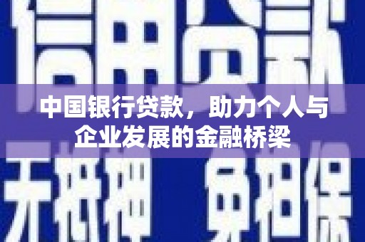 横县中国银行贷款，助力个人与企业发展的金融桥梁