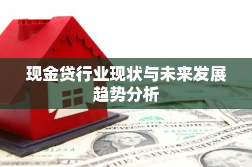 横县现金贷行业现状与未来发展趋势分析