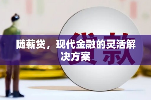 横县随薪贷，现代金融的灵活解决方案