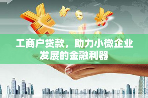 横县工商户贷款，助力小微企业发展的金融利器