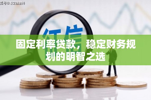 横县固定利率贷款，稳定财务规划的明智之选