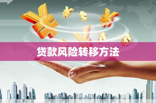 横县贷款风险转移方法