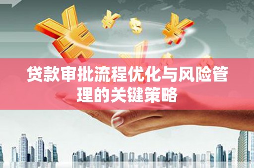 横县贷款审批流程优化与风险管理的关键策略