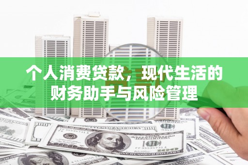 横县个人消费贷款，现代生活的财务助手与风险管理