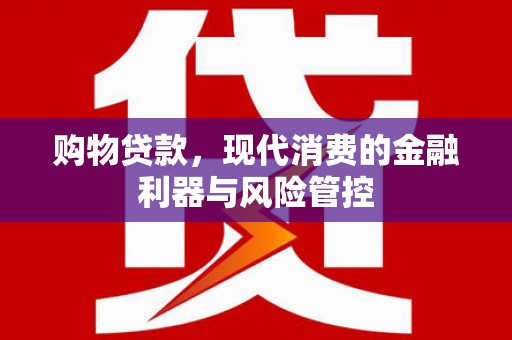 横县购物贷款，现代消费的金融利器与风险管控