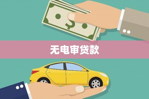 横县无电审贷款