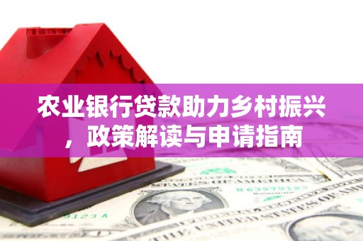 横县农业银行贷款助力乡村振兴，政策解读与申请指南