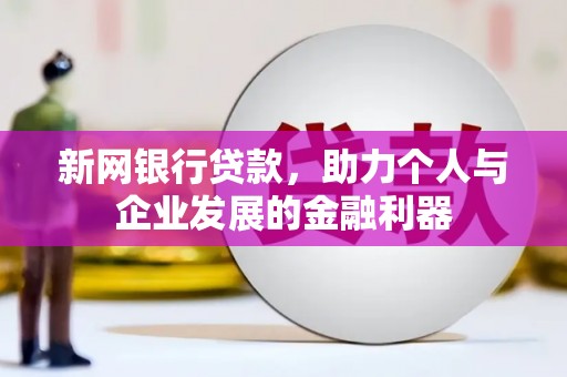横县新网银行贷款，助力个人与企业发展的金融利器