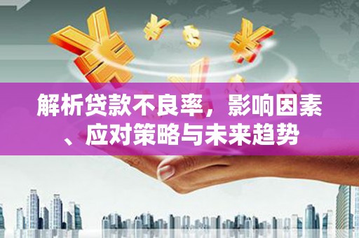 横县解析贷款不良率，影响因素、应对策略与未来趋势