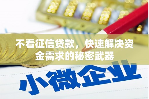 横县不看征信贷款，快速解决资金需求的秘密武器