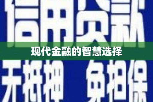 横县现代金融的智慧选择