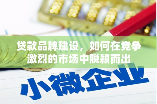 横县贷款品牌建设，如何在竞争激烈的市场中脱颖而出