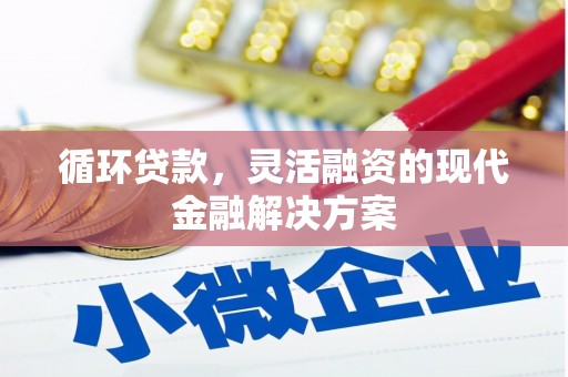 横县循环贷款，灵活融资的现代金融解决方案