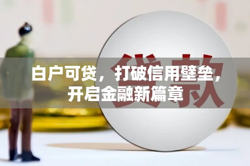 横县白户可贷，打破信用壁垒，开启金融新篇章