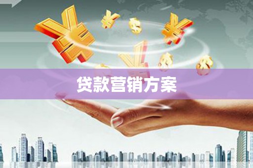 横县贷款营销方案