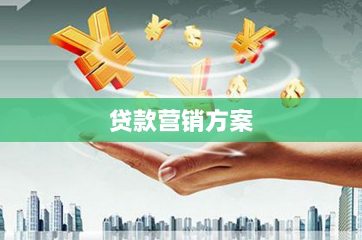横县贷款营销方案