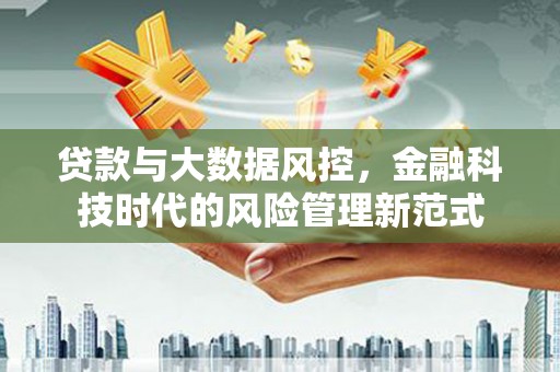 横县贷款与大数据风控，金融科技时代的风险管理新范式
