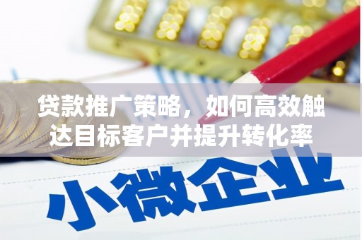 横县贷款推广策略，如何高效触达目标客户并提升转化率