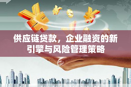 横县供应链贷款，企业融资的新引擎与风险管理策略