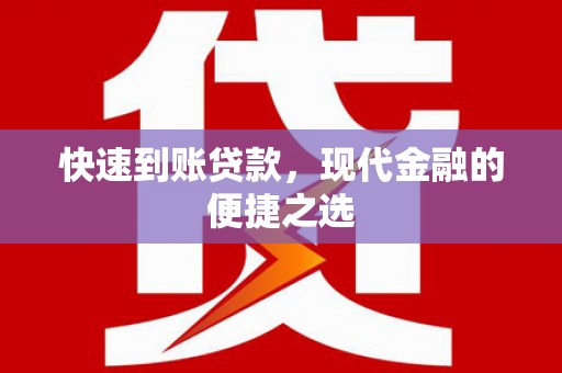 横县快速到账贷款，现代金融的便捷之选