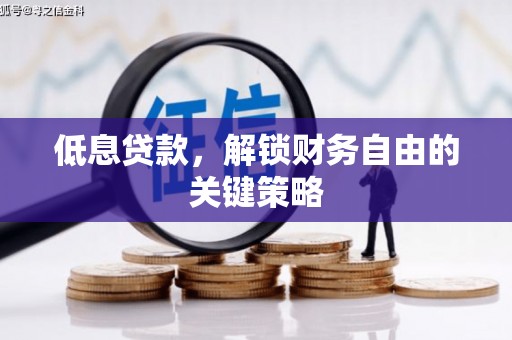 横县低息贷款，解锁财务自由的关键策略