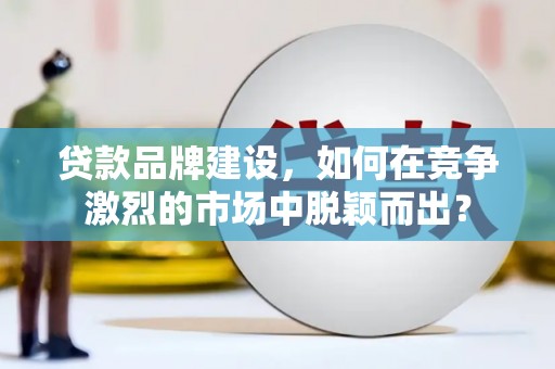 横县贷款品牌建设，如何在竞争激烈的市场中脱颖而出？