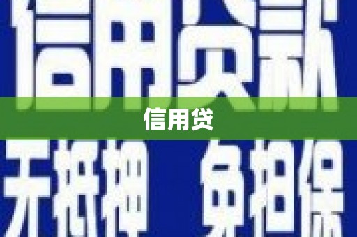横县信用贷
