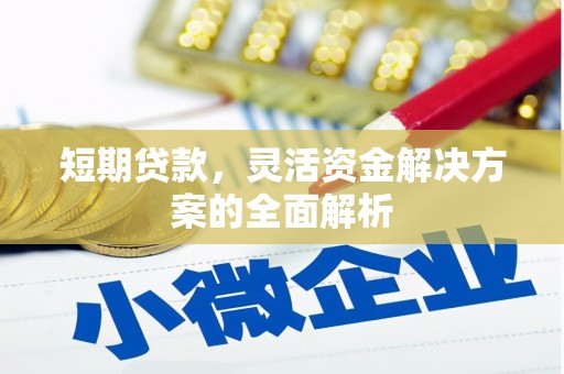 横县短期贷款，灵活资金解决方案的全面解析