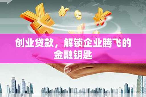 横县创业贷款，解锁企业腾飞的金融钥匙