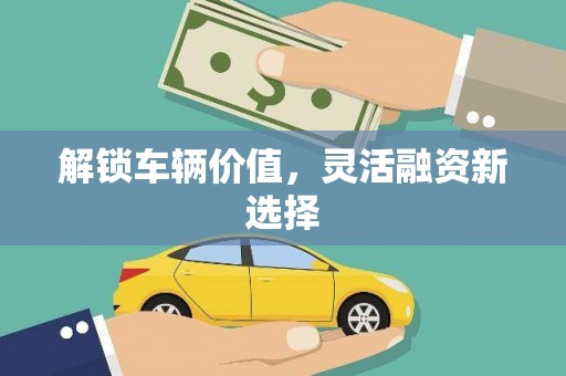 横县解锁车辆价值，灵活融资新选择