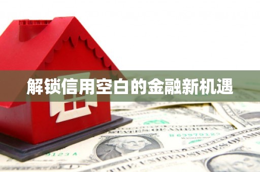 横县解锁信用空白的金融新机遇