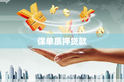 横县保单质押贷款