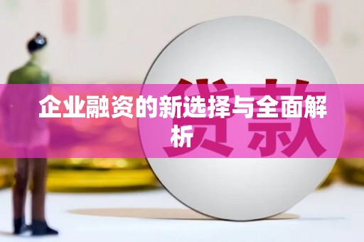 横县企业融资的新选择与全面解析
