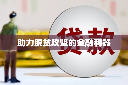 横县助力脱贫攻坚的金融利器
