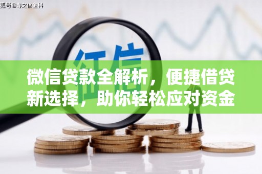 横县微信贷款全解析，便捷借贷新选择，助你轻松应对资金需求