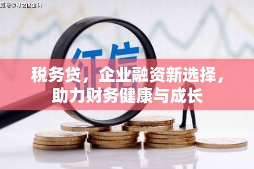 横县税务贷，企业融资新选择，助力财务健康与成长